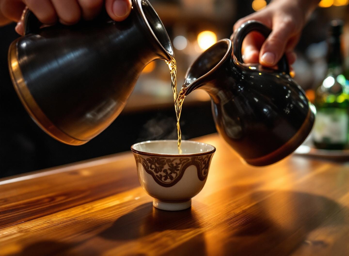 Sake-Verkostung in Tokyo